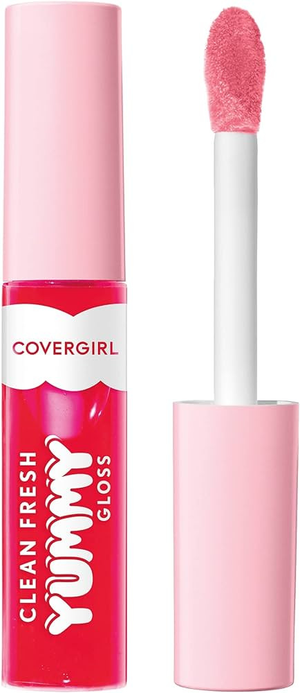 COVERGIRL Clean Fresh Yummy Gloss – Lip Gloss, Sheer, Natural Scents, Vegan Formula - My Strawb... | Amazon (US)
