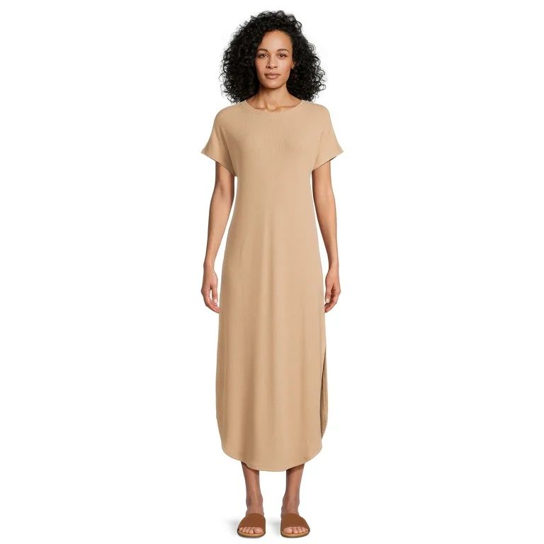 Time and Tru Women's Rib Maxi | Walmart (US)