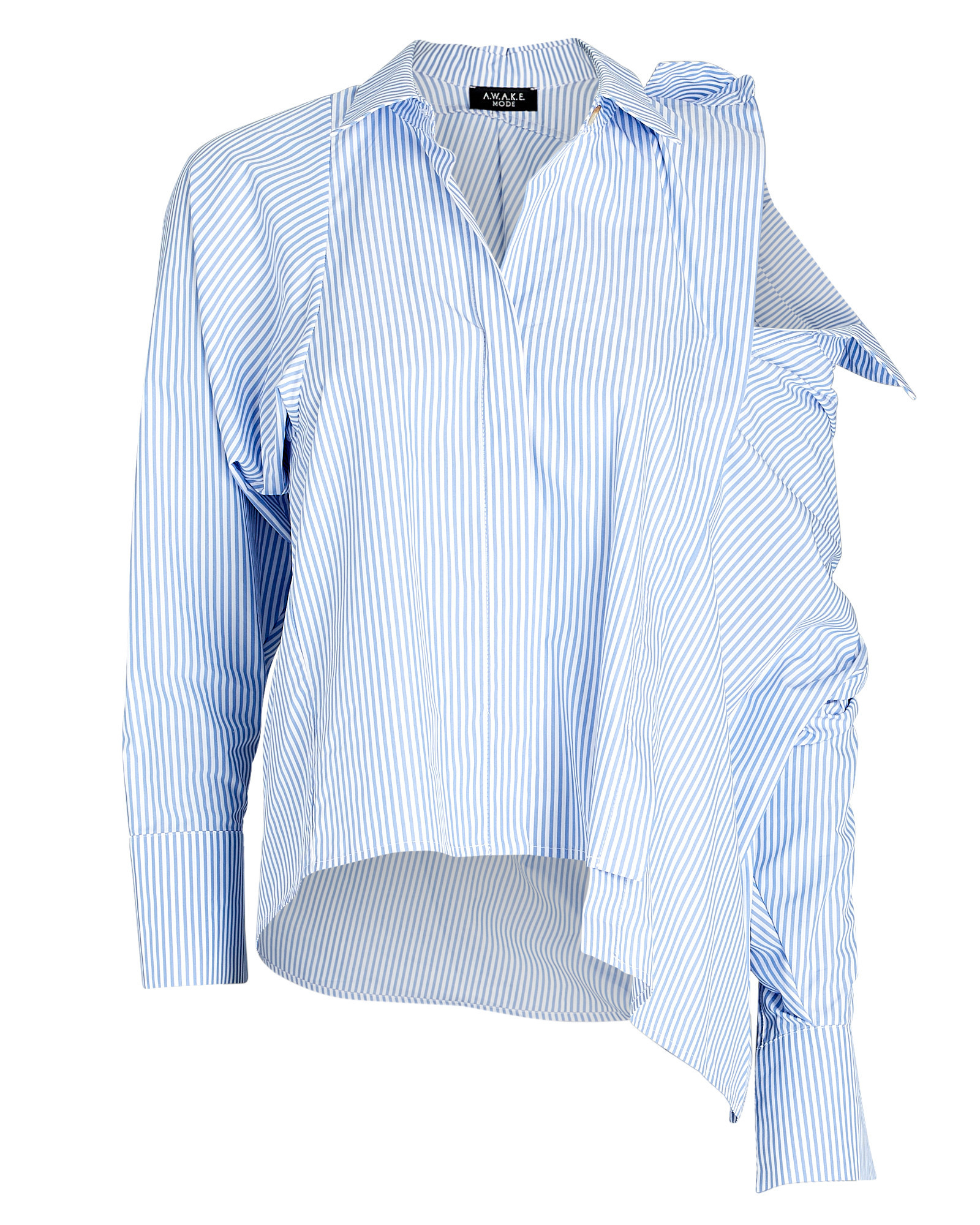 Double Collar Pinstriped Shirt | INTERMIX