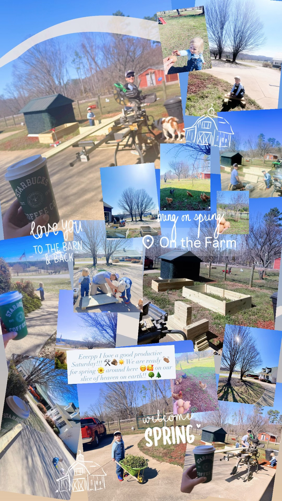 Eeeepp I love a good productive Saturday!!! 🛠️🪵☀️ We are ready 👏🏽 for spring 🌼 around here 🤭🥰 on our slice of heaven on earth!! 🌳🌲

#LTKKids #LTKSeasonal #LTKSpringSale