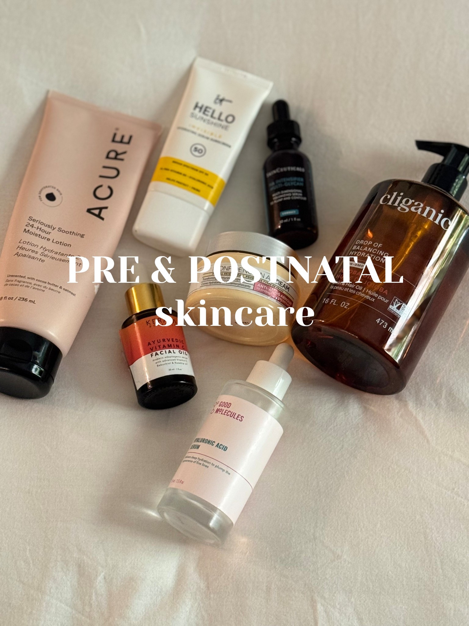 PRE & POSTNATAL skincare essentials 

#LTKmomlife #LTKCyberWeek #LTKdayinmylife