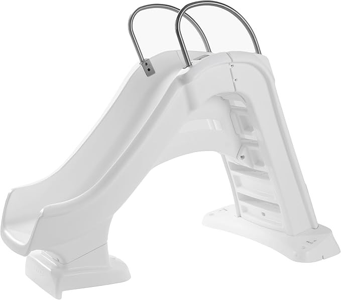 Amazon.com : Step2 Vero Pool Slide, Outdoor/Indoor Waterproof Patio Furniture, Non-Slip Steps, Ho... | Amazon (US)