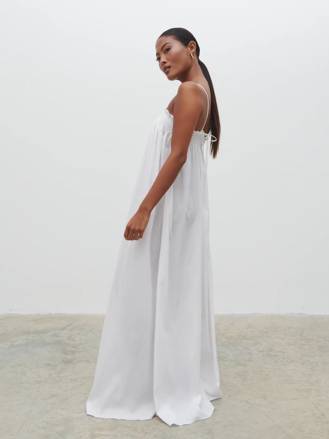 Ada Maxi Dress - White | Pretty Lavish (UK)