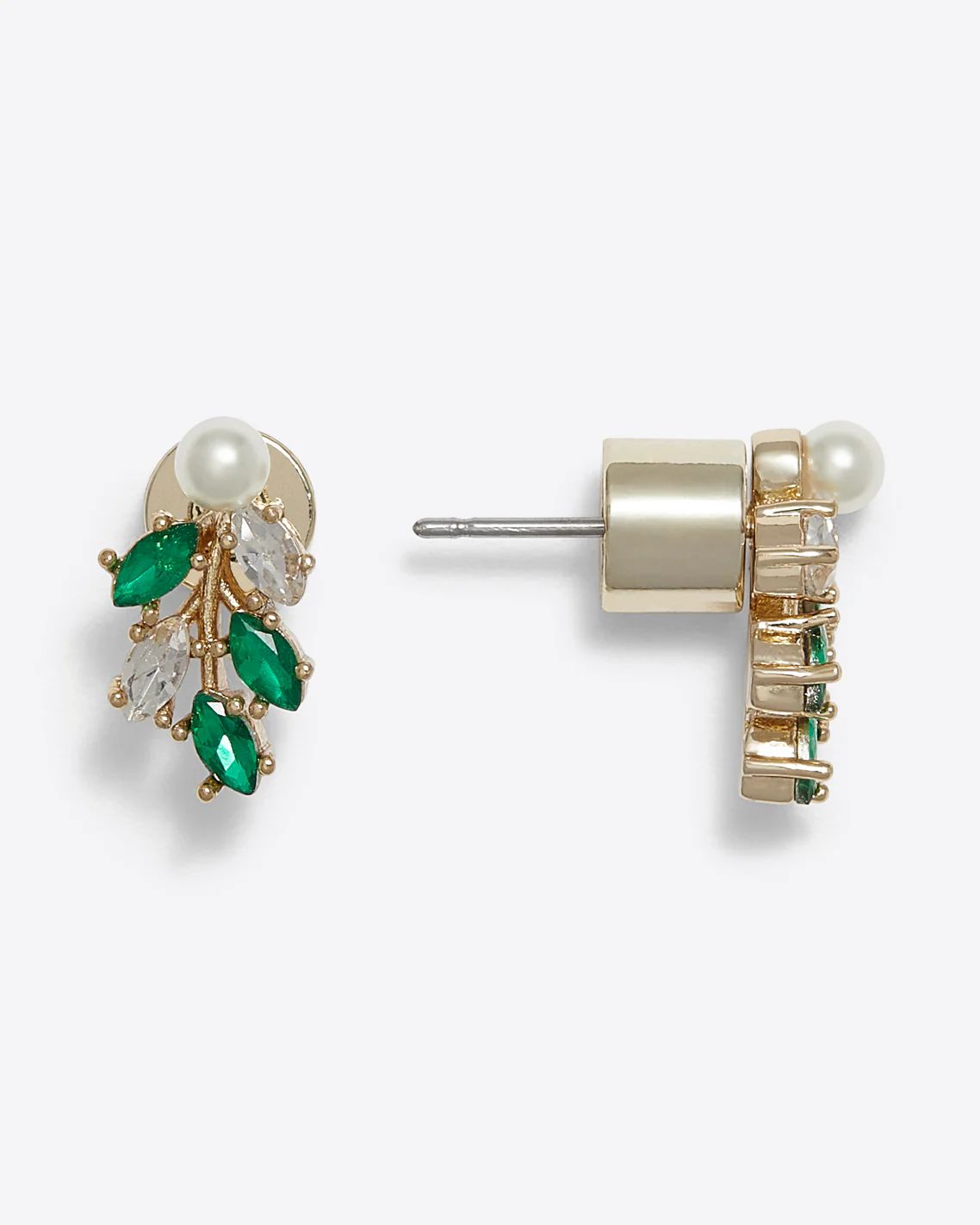 Pearl & Emerald Studs | Draper James (US)