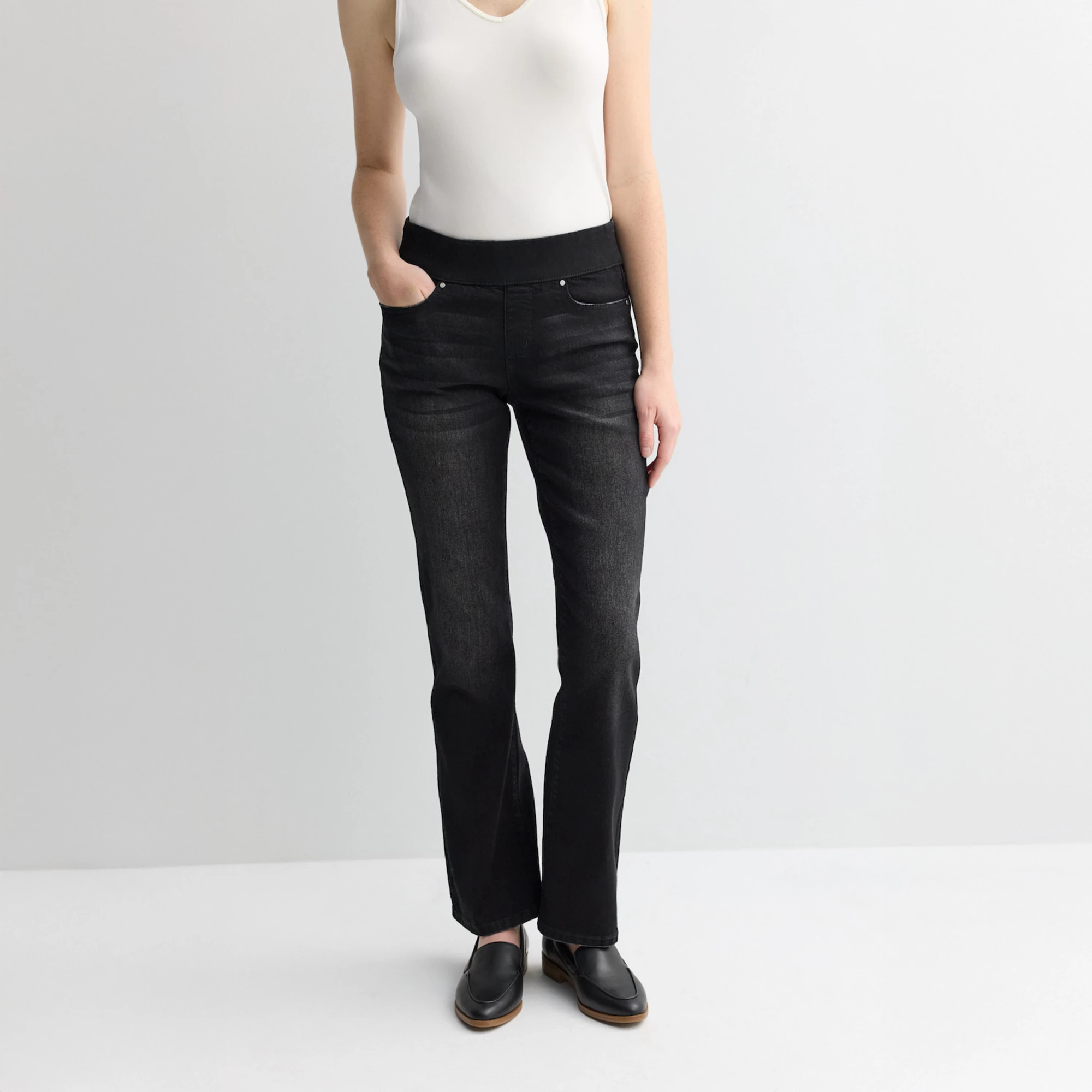 Juniors' Apt. 9® Tummy Control Pull-On Bootcut Jeans | Kohl's