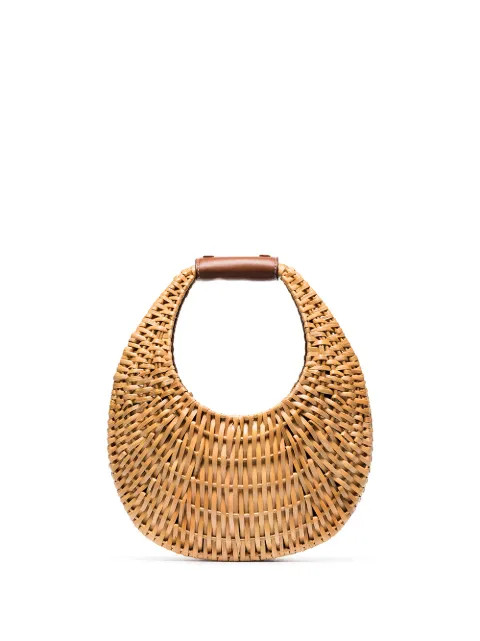 Moon woven rattan bag | Farfetch (CA)