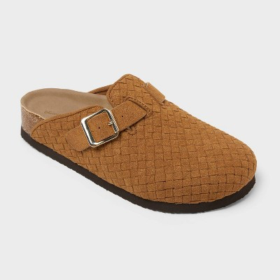 Women's Riley Woven Clogs - Universal Thread™ Brown 8.5 | Target
