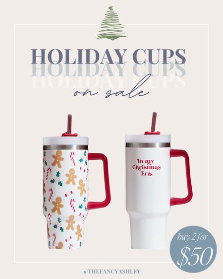 Holiday cups on sale when you buy two! 

#LTKSeasonal #LTKfindsunder50 #LTKHoliday
