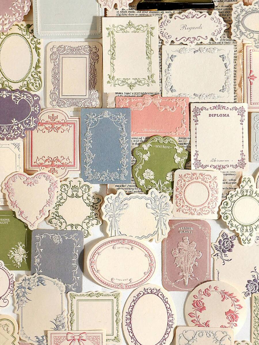 30pcs/Pack Memo Pad Vintage Texture Decorative Paper For Journaling And Writing Messages Back To ... | SHEIN