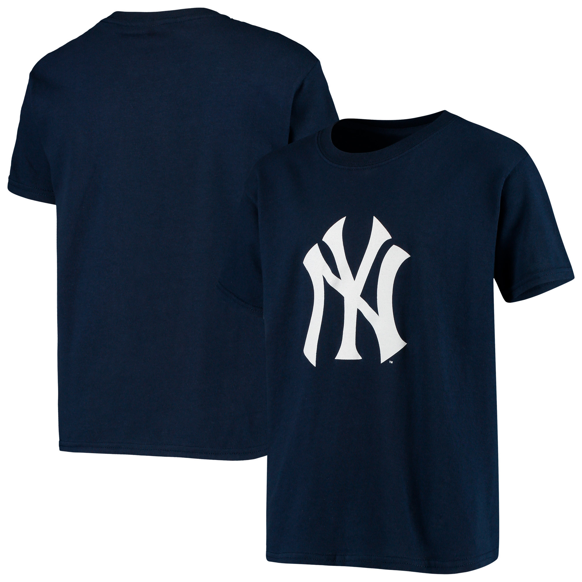Youth Stitches Navy New York Yankees Team Logo T-Shirt | Fanatics