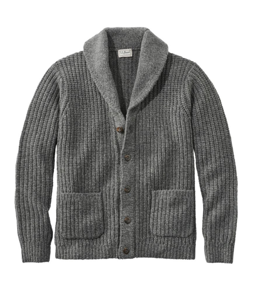 Men's L.L.Bean Classic Ragg Wool Sweaters, Cardigan | Sweaters at L.L.Bean | L.L. Bean