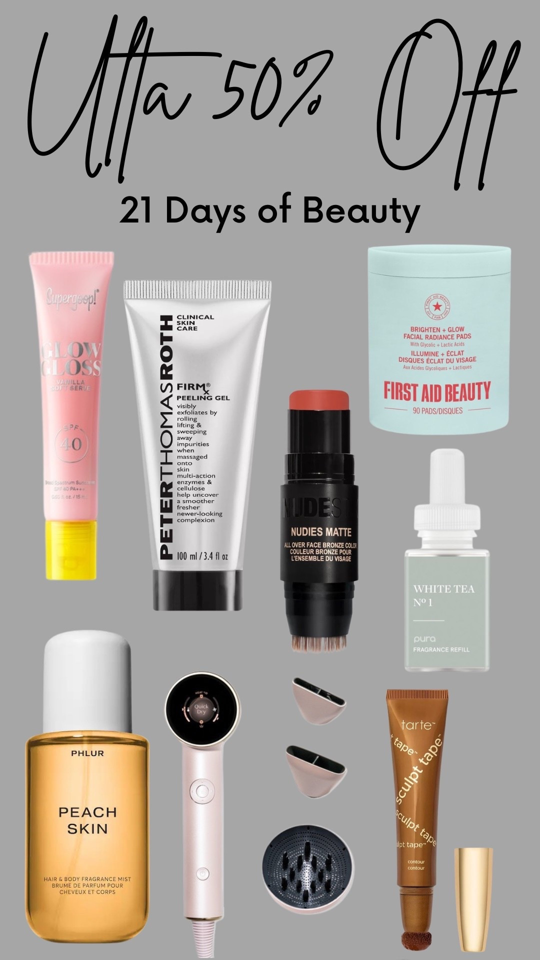 50% off beauty
Today only!

#LTKmorningroutine #LTKBeauty #LTKSaleAlert