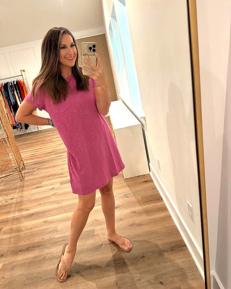 In a small t-shirt dress, sandals and accessories for spring/summer from amazon - fits TTS.

#LTKSeasonal #LTKunder50 #LTKstyletip