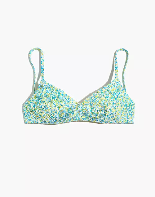 Solid & Striped® Smocked Rachel Top in Painted Ditsy Floral | Madewell