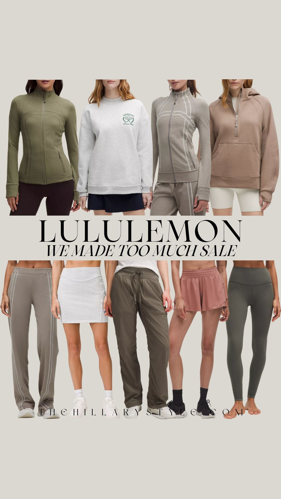 🚨🔥Lululemon We Made Too Much Sale Haul!
You asked, I delivered! A peek at my latest finds from the Lululemon "We Made Too Much" sale section! 🏃‍♀️ I finally snagged a few of those cult-favorite items, including some buttery-soft Nulu fabric pieces and a staple Scuba style. This section is my favorite place to find legit athleisure for less—it’s where the best colors and sizes drop with the biggest discounts. What's on your wish list?
#lululemonhaul #lululemonsale #wemadetoomuch #lululemonaddict #alignleggings #scubahoodie #lululemoneverywherebeltbag #activewearhaul #athleisurestyle #TheHillaryStyle #ltkunder100

 

#LTKActive #LTKSeasonal #LTKSaleAlert