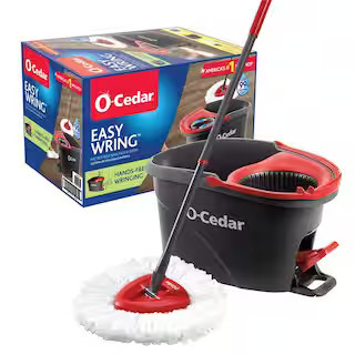 EasyWring Microfiber Spin Mop with Bucket System | The Home Depot