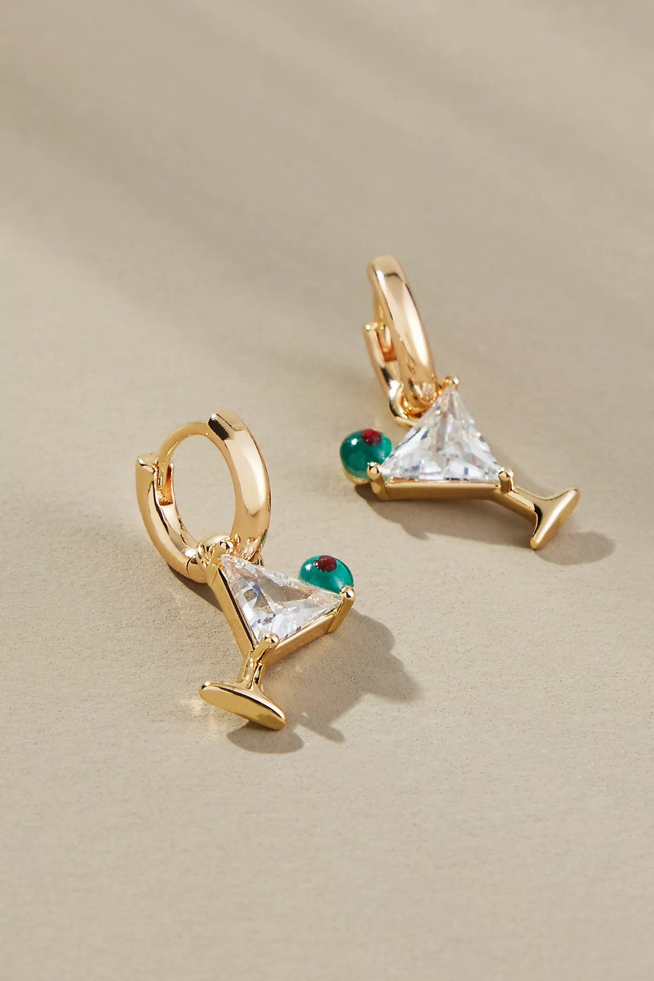 Festive Icon Huggie Earrings | Anthropologie (US)