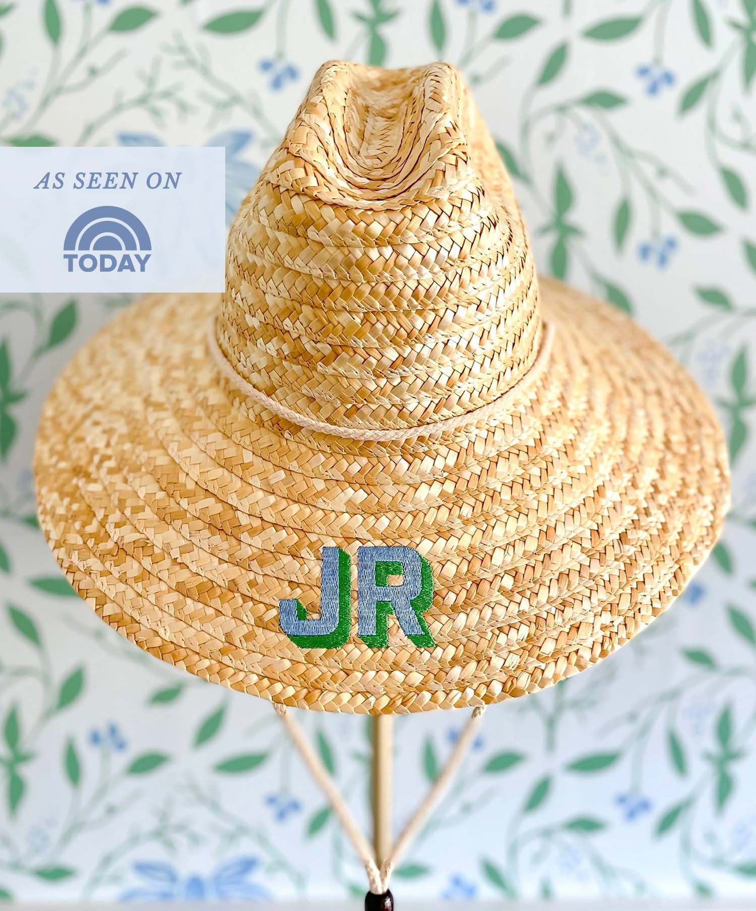 Beachcomber Straw Hat | The Monogram Corner