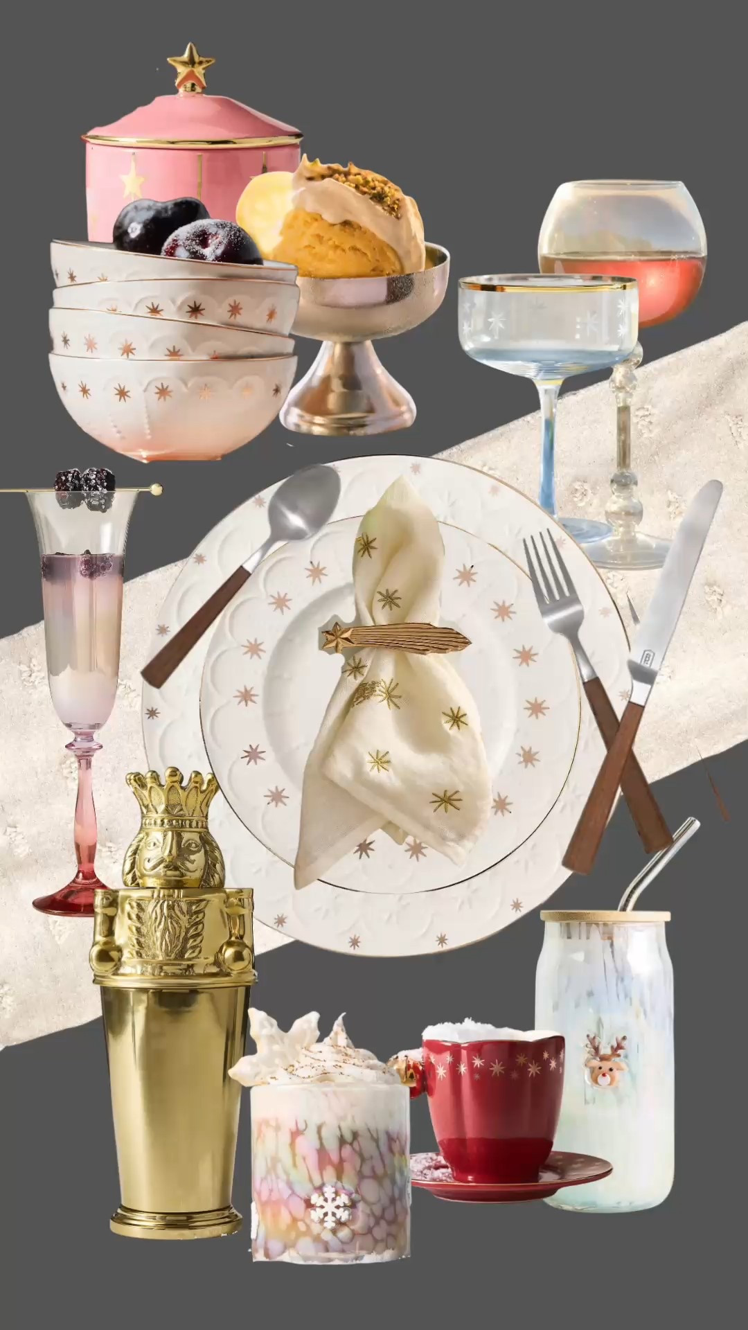 🌟 Set the Scene: The Most Gorgeous Holiday Tablescape! 🌟

Obsessed is an understatement! 😍 This is your sign to elevate your holiday table with these absolutely GORGEOUS pieces from Anthropologie.

From Christmas dinner to New Year's brunch, these items don't just hold your food; they create an experience. The mix of festive gold stars, rich colors, and unique textures makes for the most magical and memorable setting.

#anthropologie 

#LTKSeasonal #LTKHoliday #LTKHome