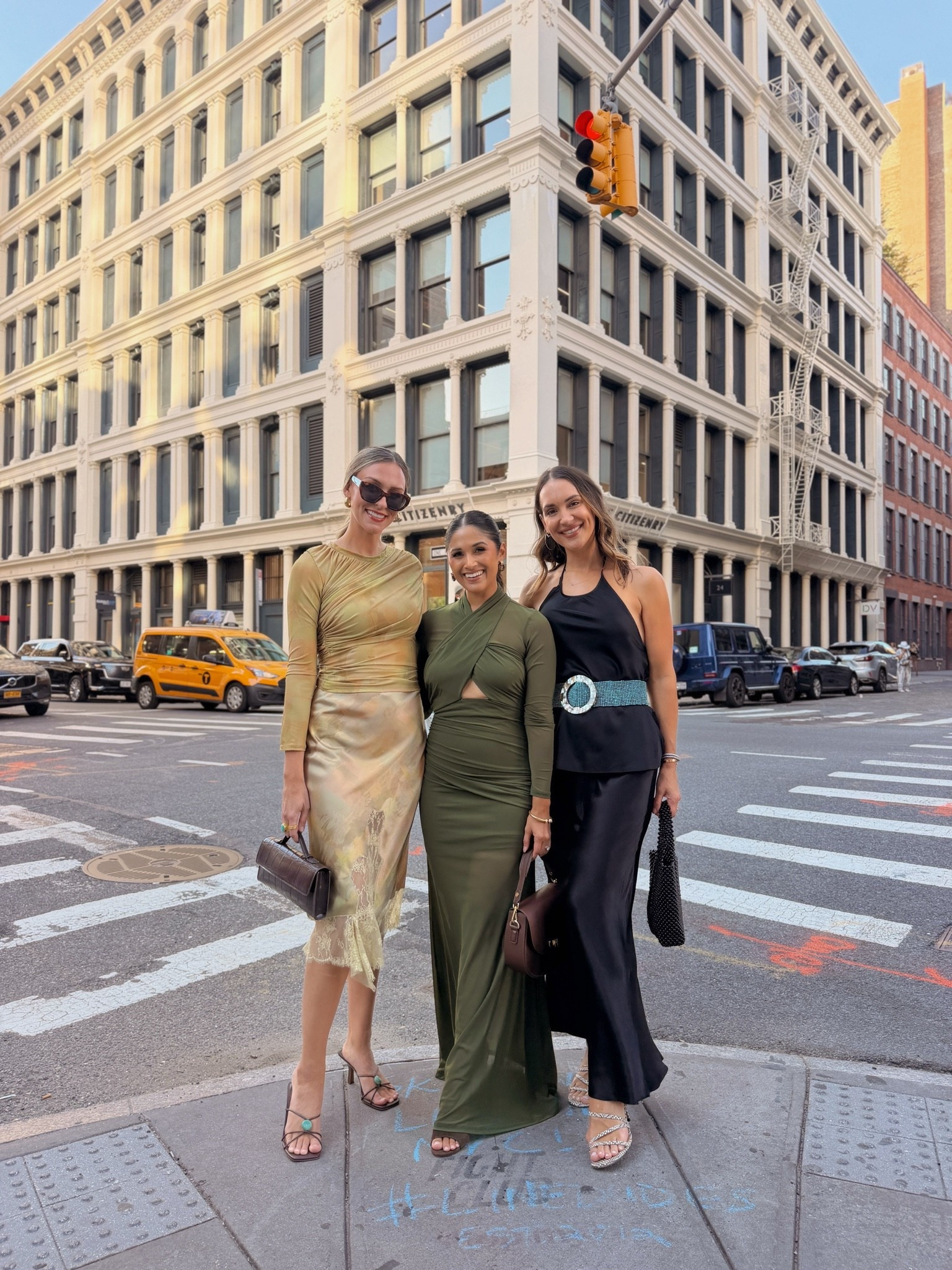 Can’t get enough green right now! This dress is so gorgeous on! Plus it’s very stretchy and comfy! 
Take 20% OFF my Sophia saddle bag with code: HAUTE20

@Shopbop @Gigi New York

#LTKNYFW #LTKootd