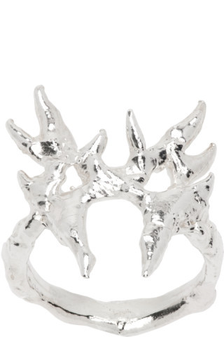 Harlot Hands - SSENSE Exclusive Silver Soar Ring | SSENSE