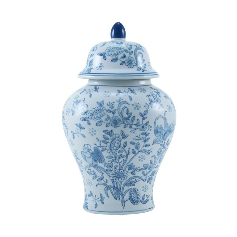 OneWorld Memorials Ceramic Cremation Urn - Large 200 Pounds -  Blue Blue Bird - Engraving Sold Se... | Walmart (US)
