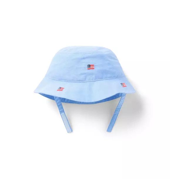 Baby Embroidered Flag Bucket Hat | Janie and Jack