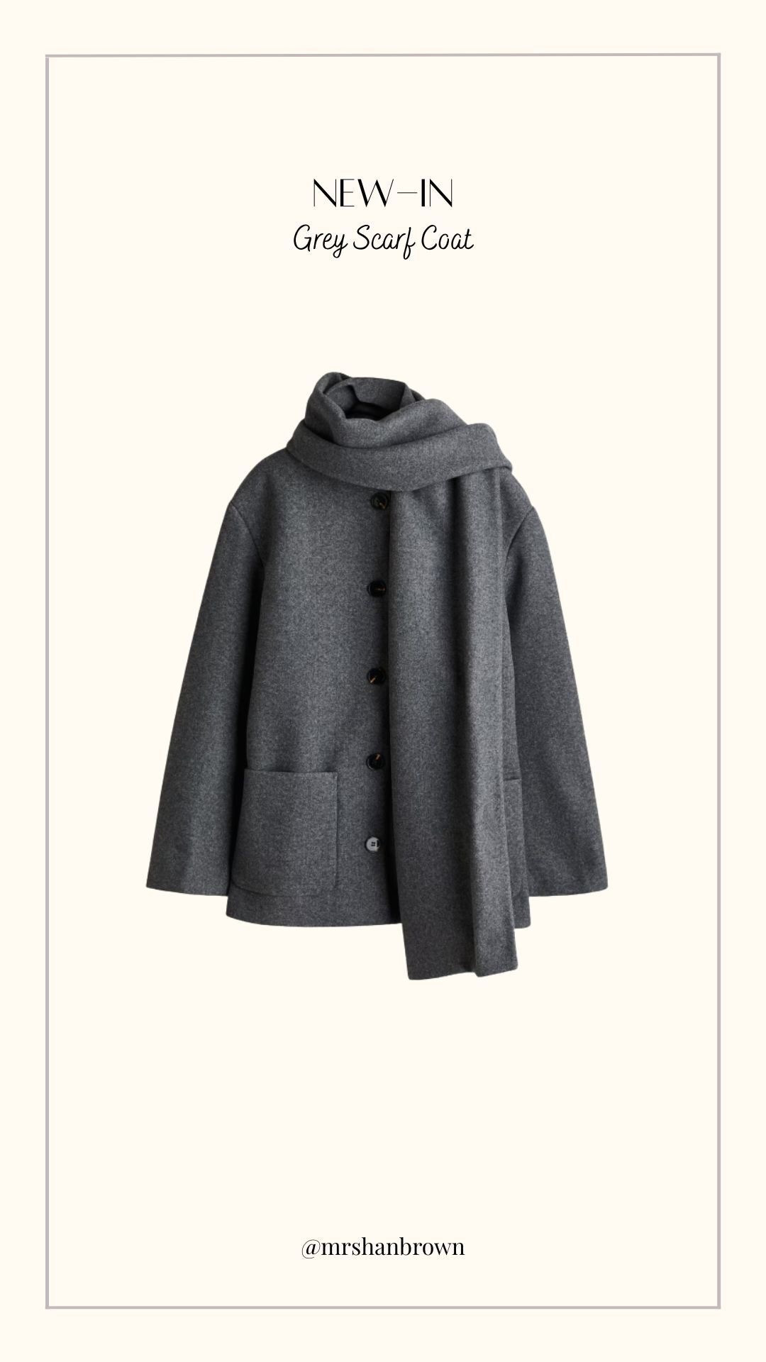 The scarf coat now comes in grey!! Run girls before it sells out 🩶

Scarf jacket, winter coat, autumn jackets, autumn outfit, day to night 

#LTKwinter #LTKautumn #LTKuk