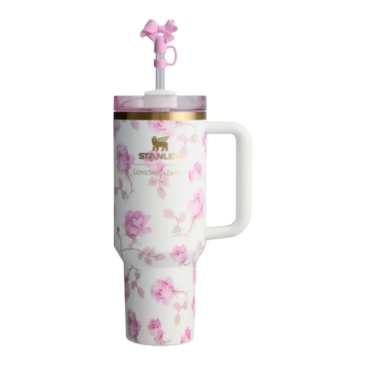 LOVESHACKFANCY FLORAL STANLEY CUP ONE SIZE / PINK | Mini Dreamers 
