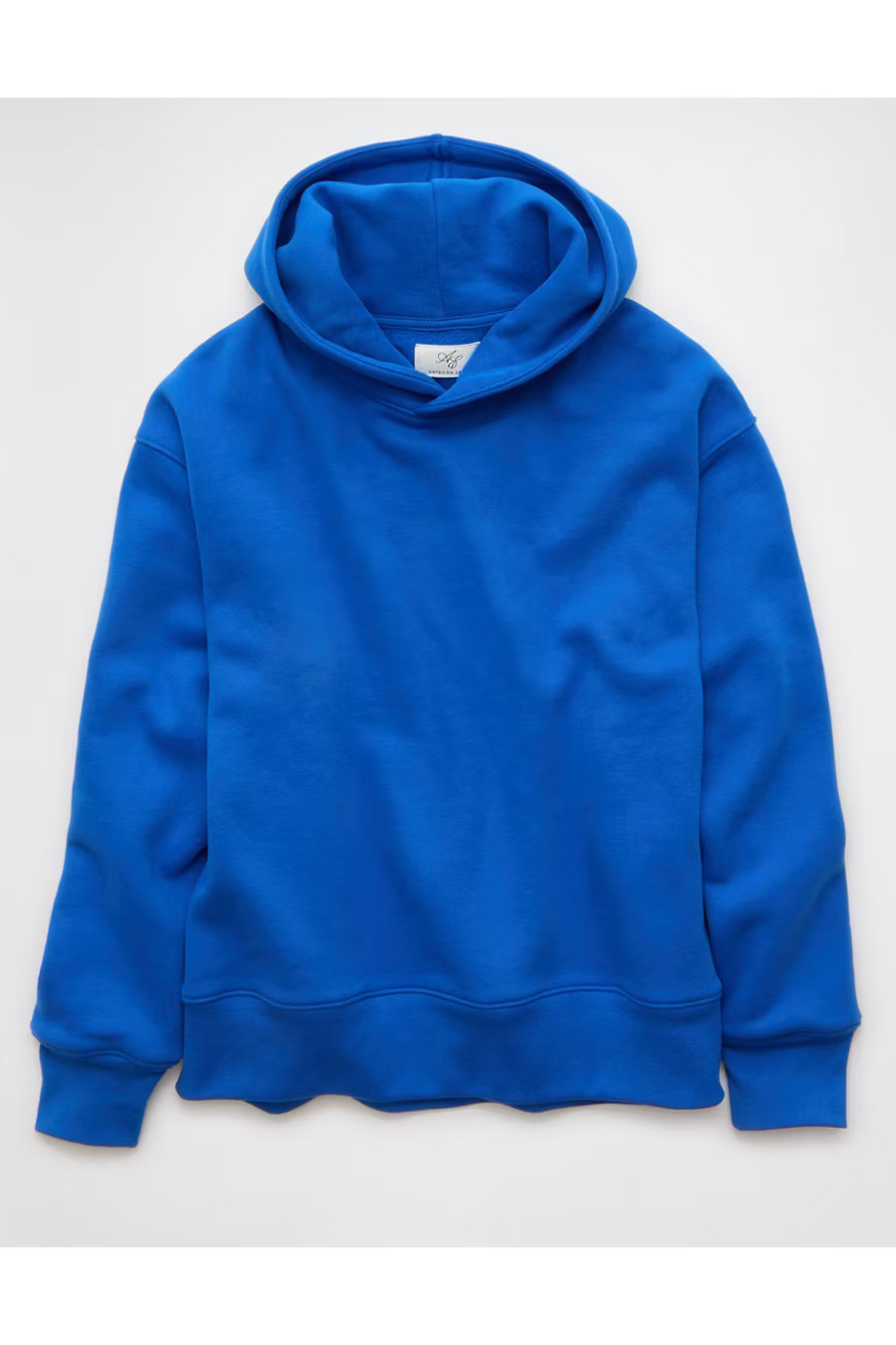 AE Everyday Luxe Hoodie Women's Rich Sapphire XL | American Eagle Outfitters (US & CA)