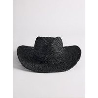 Straw Western Hat in Black | Torrid (US & Canada)