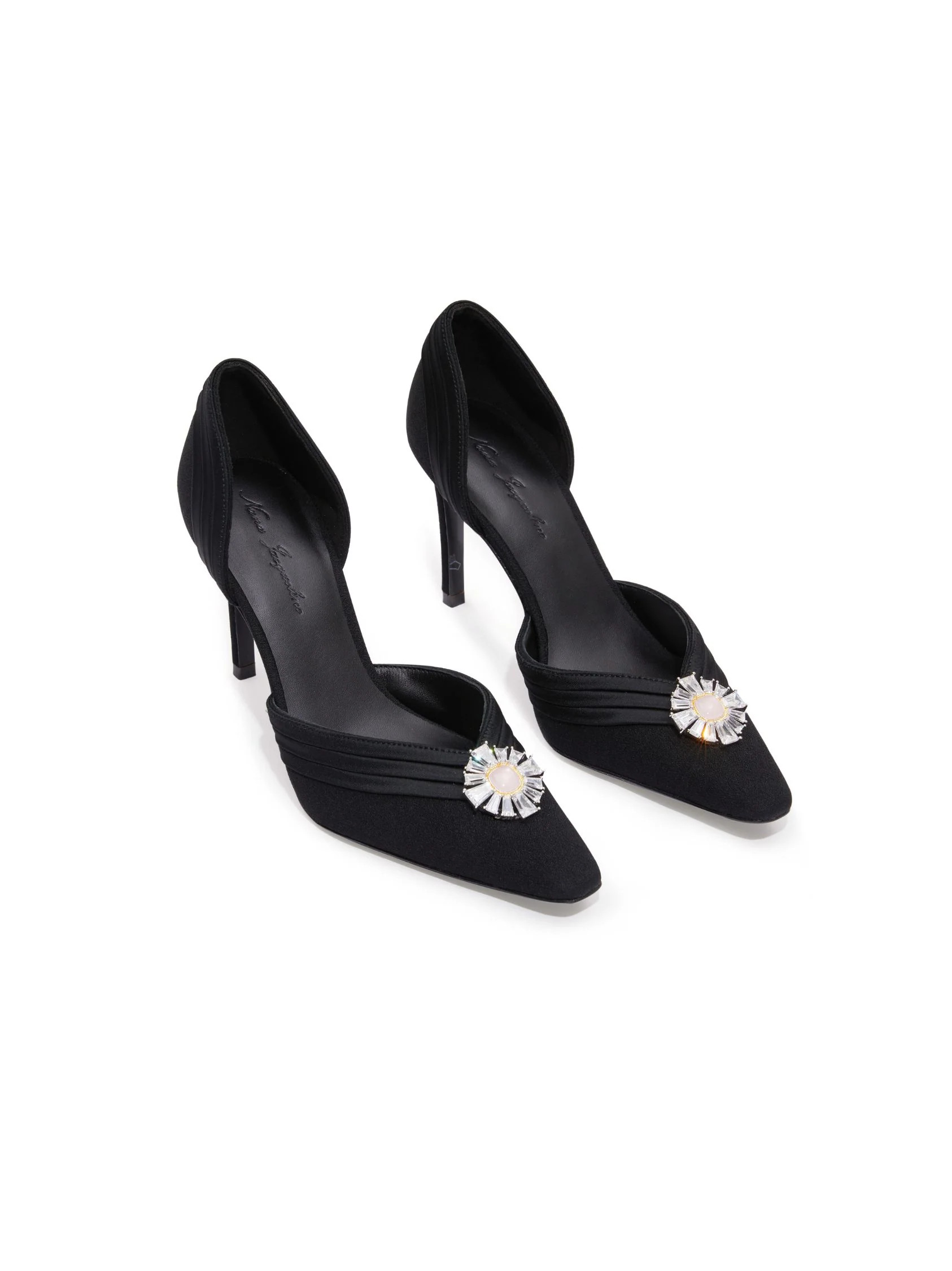Diana Diamond Heels (Black) (Final Sale) | Nana Jacqueline