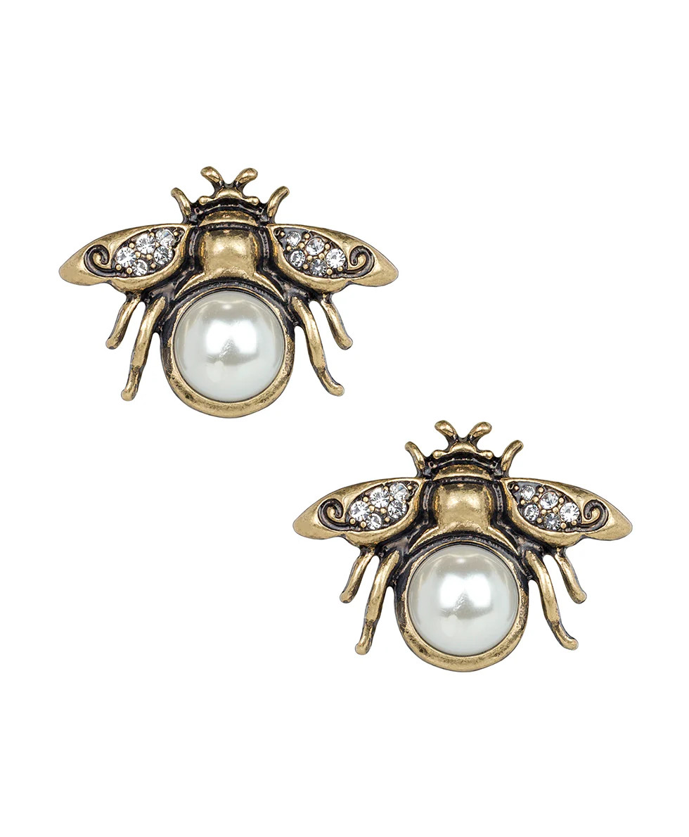 Bee Post Earrings - Bee Happy | Patricia Nash Designs