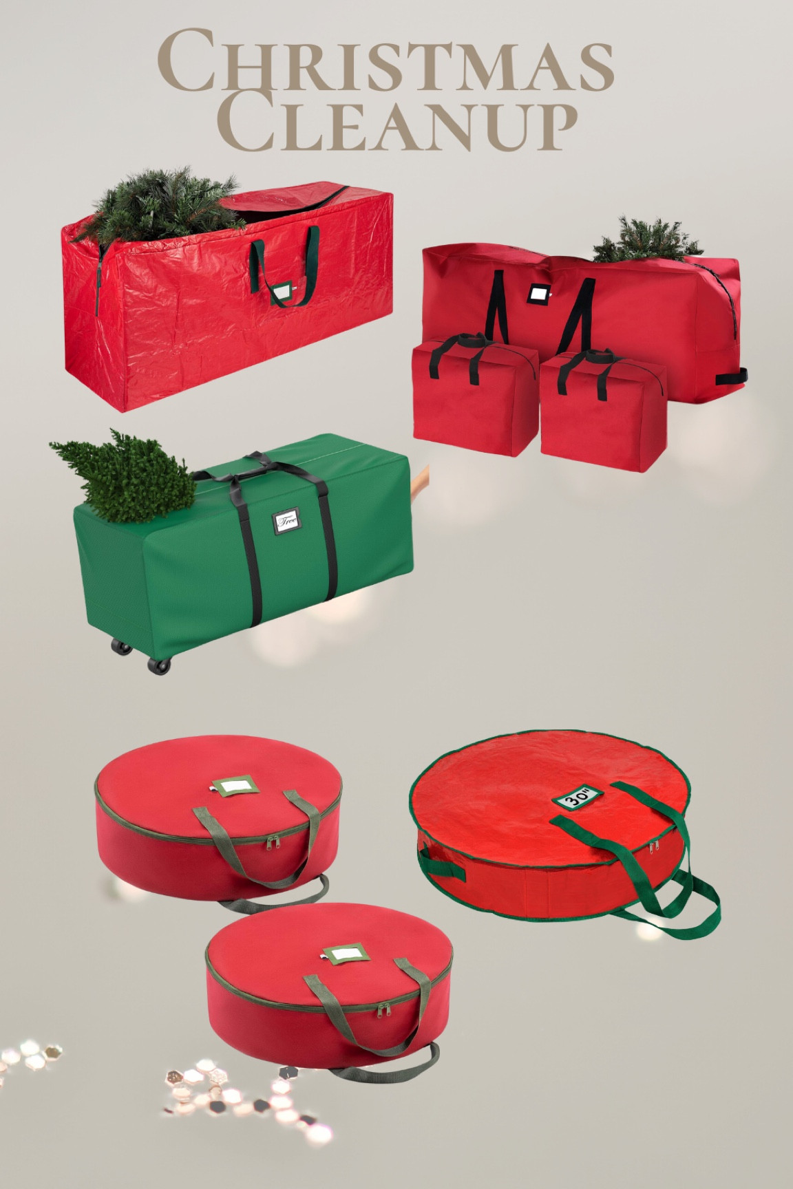 Tackle post-holiday organization effortlessly with the LTK shop's guide to Christmas tree and wreath storage. Elevate your storage game with specially designed solutions, ensuring your festive essentials are preserved with care. Explore our curated collection and bid farewell to the hassle of storing trees and wreaths, making cleanup a breeze.

#LTKhome #LTKHoliday #LTKSeasonal