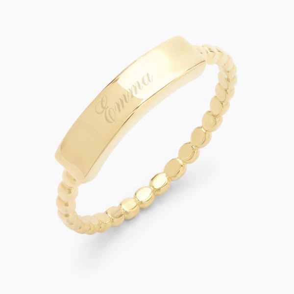 Micaela Name Bar Ring | Brook and York