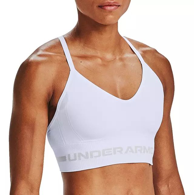 Under Armour Women's Seamless Low Long Line Sports Bra | Dick's Sporting Goods | Dick's Sporting Goods
