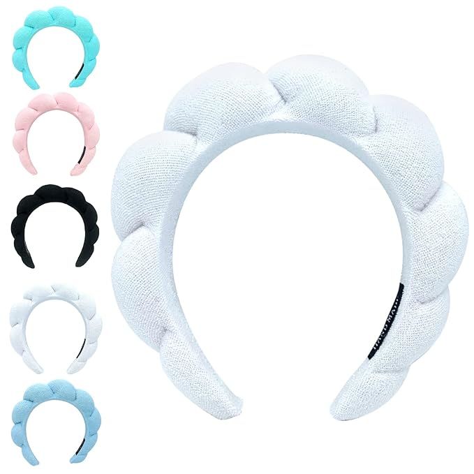 NGDN Mimi and Co Spa Headband for Women, Sponge Spa Headband for Washing Face, Makeup Headband Sk... | Amazon (US)