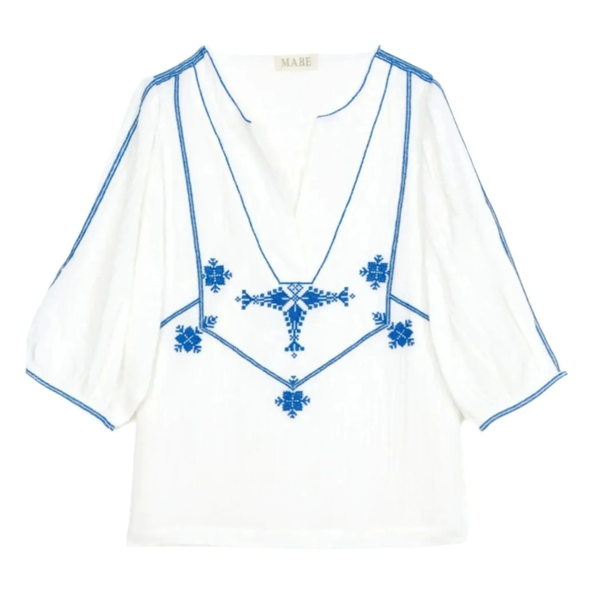 Vivien Embroidered Blouse | White | Smallable