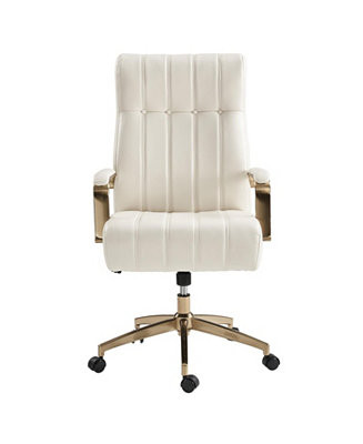 Uwe Modern Leather Ergonomic Executive Office Chair with SGS International Certified Stainless St... | Macy's