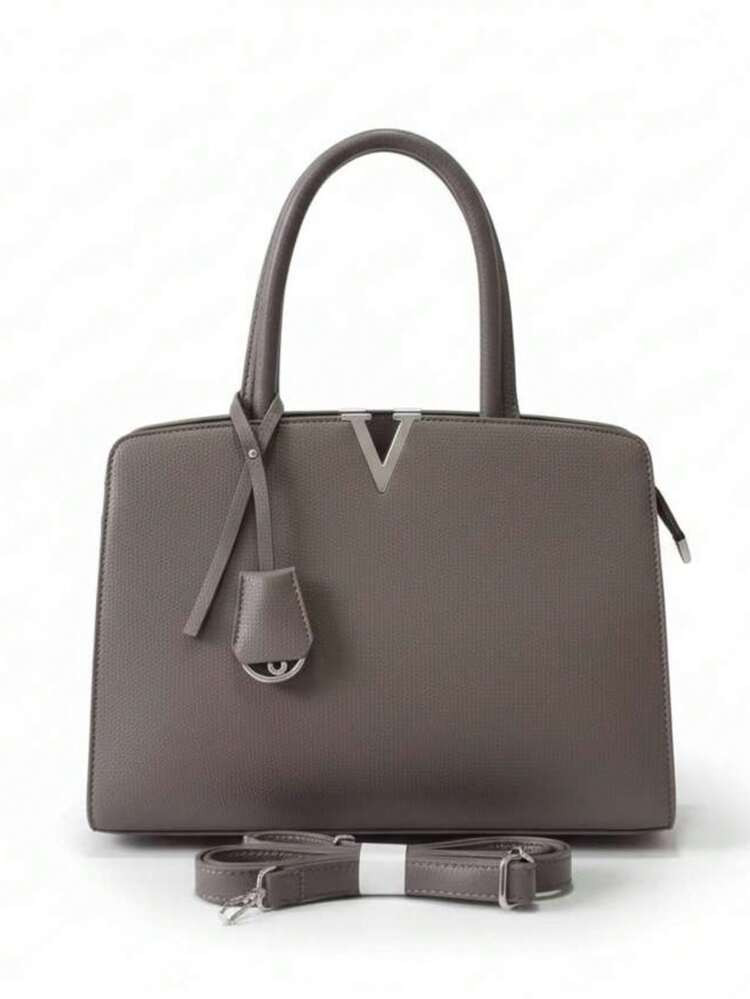 1pc Damen Handtasche Große Kapazität Einfache Pendeln Exquisite Und Elegante | SHEIN