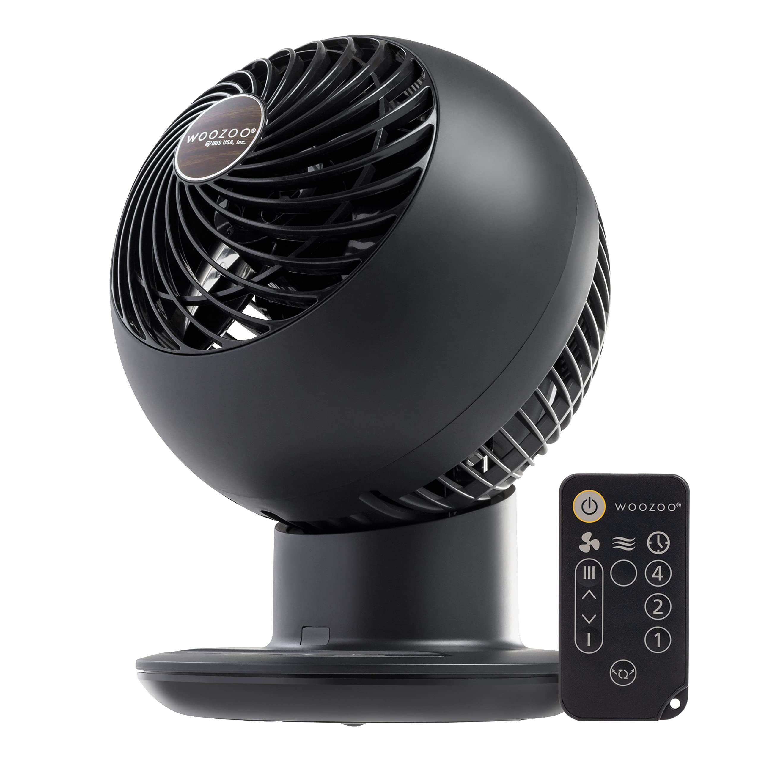 IRIS USA WOOZOO Air Circulator Fan with Remote, 5 Speeds, 90° Adjustable Tilt, Oscillation, 30db Low Noise Motor | Amazon (US)