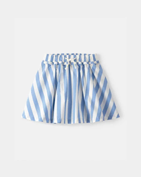 Girls Striped Skort - Blue/White | Carter's Inc