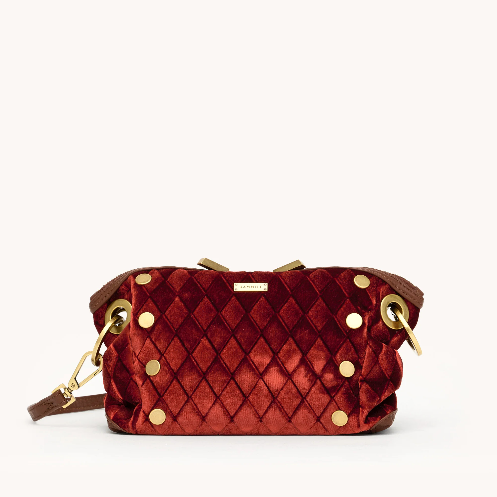 Daniel Crossbody Clutch | Monarch Velvet/Antique Gold | Sml 840220523244 | Hammitt (US)