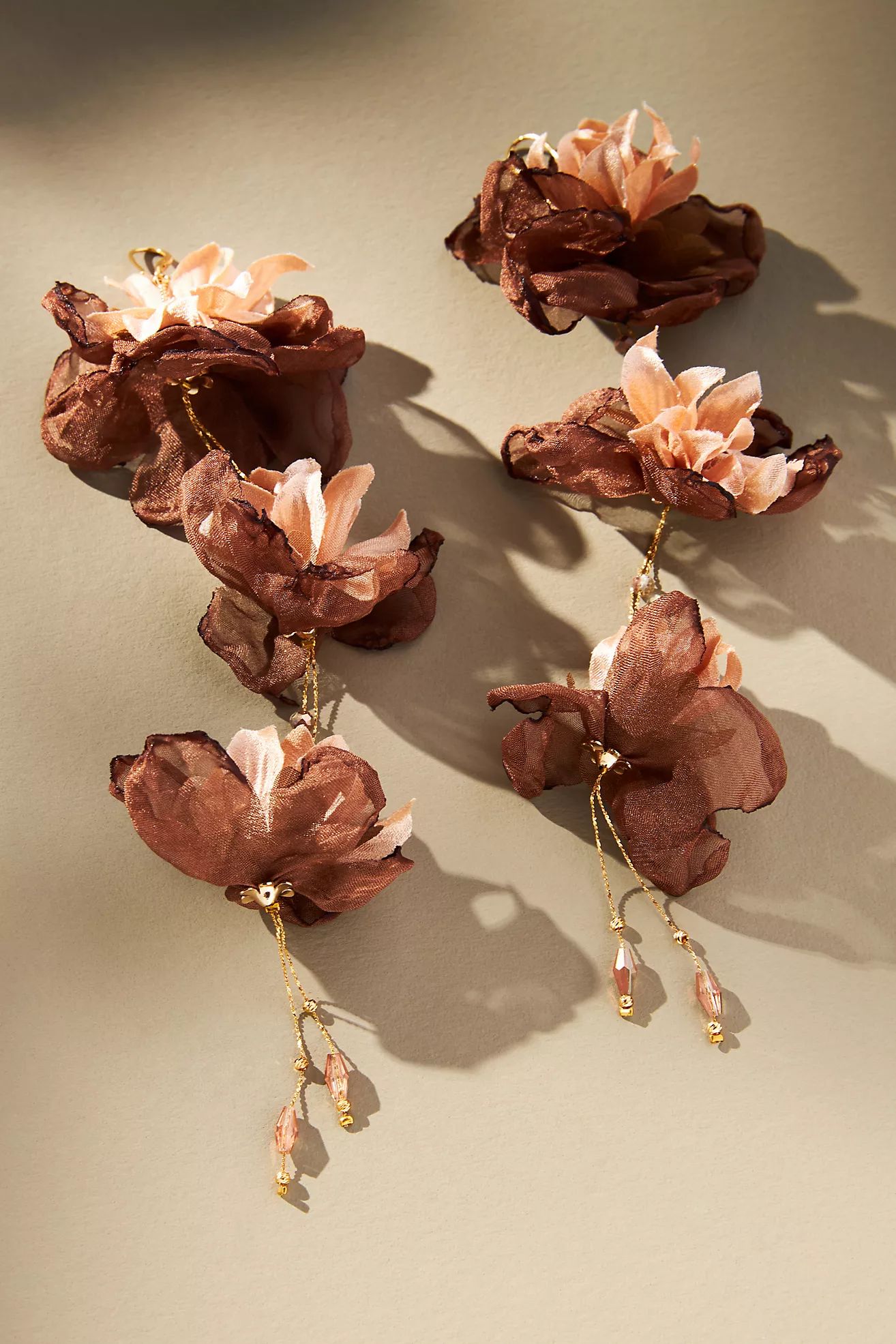 Triple Flower Earrings | Anthropologie (US)