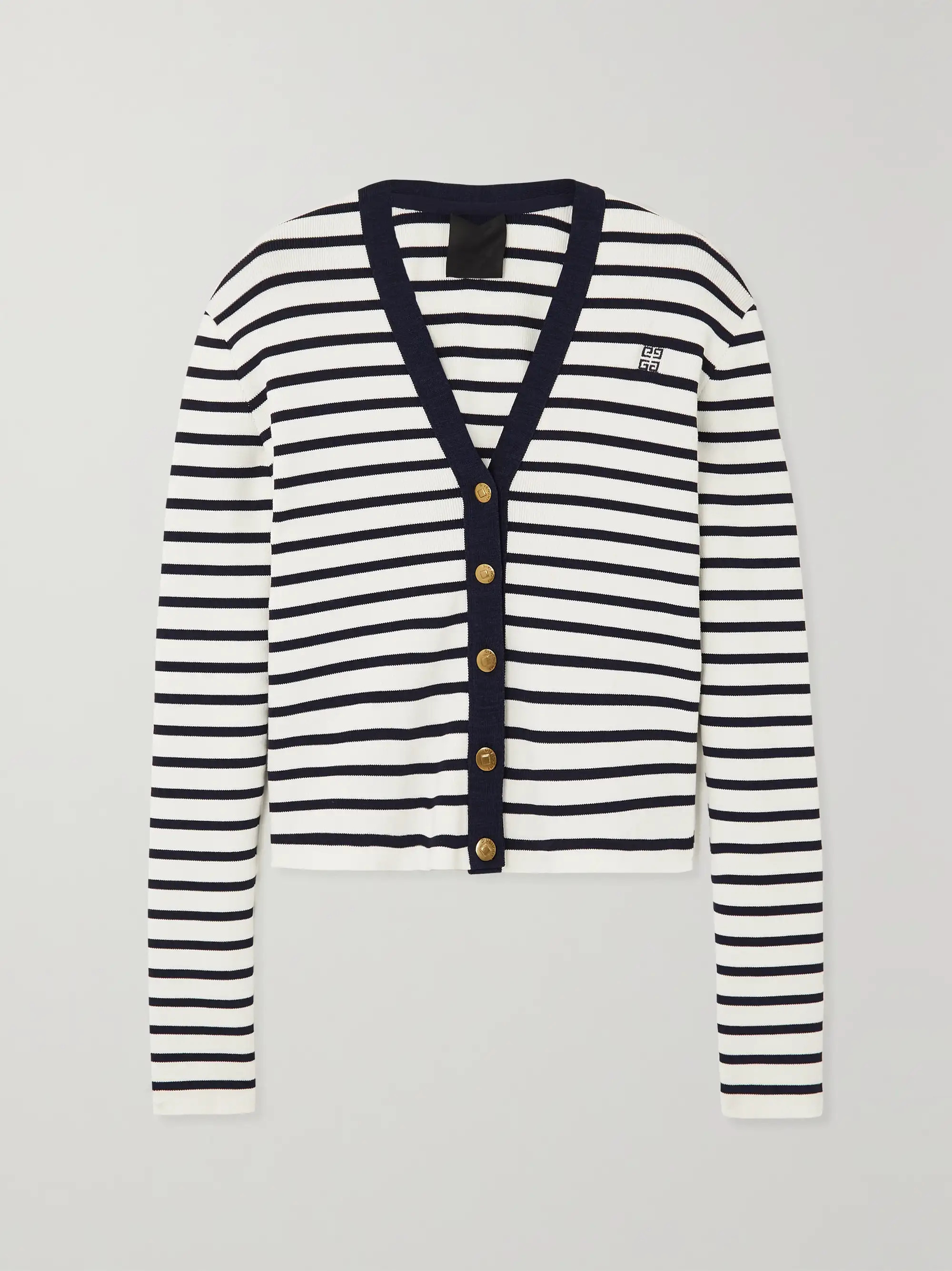 Striped cotton cardigan | NET-A-PORTER (US)
