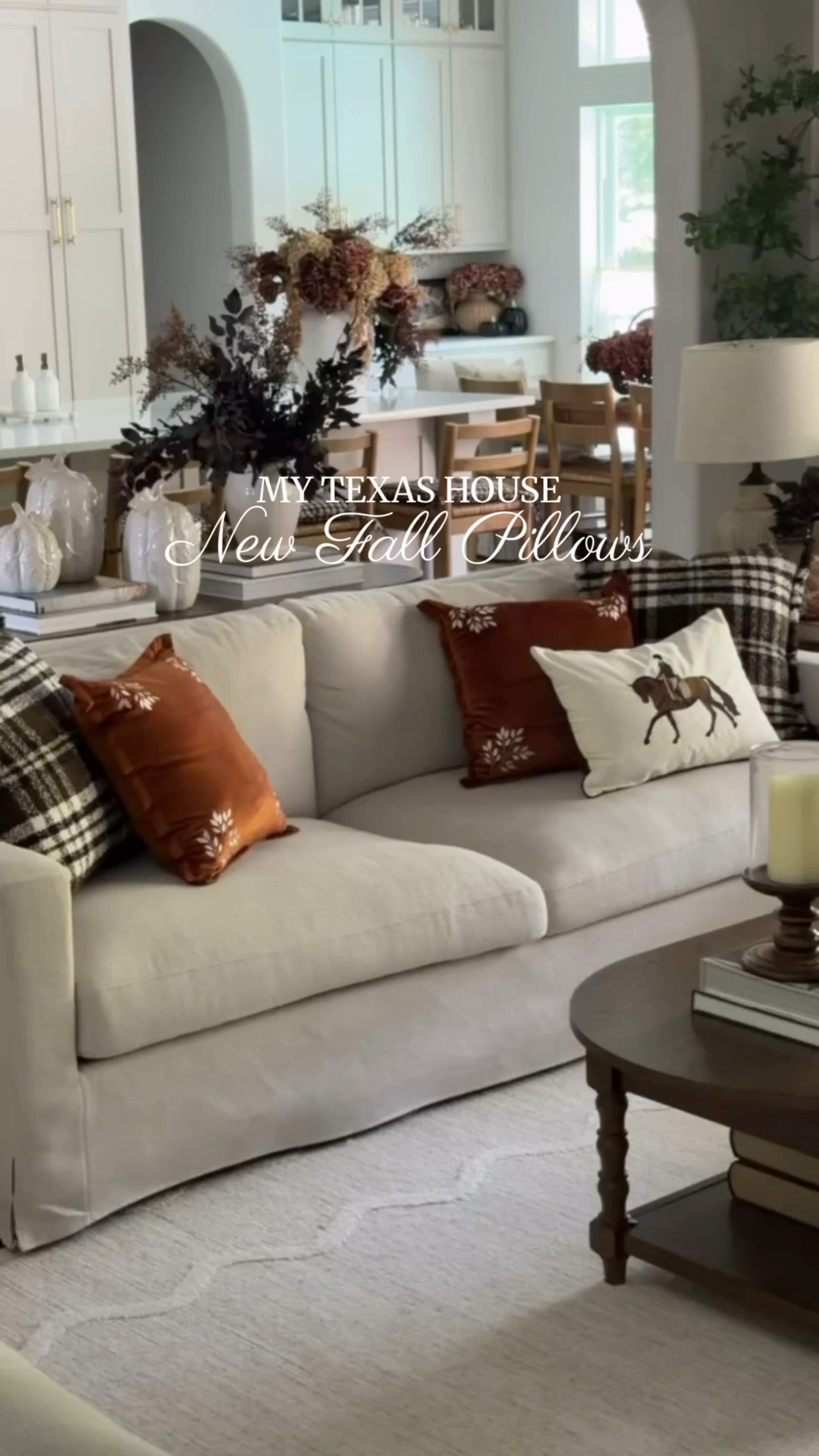 New fall pillows from
My Texas House

#LTKSeasonal #LTKHome