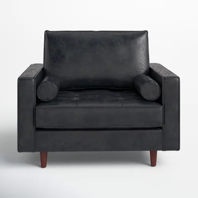 Geo Genuine Leather Armchair | Wayfair North America