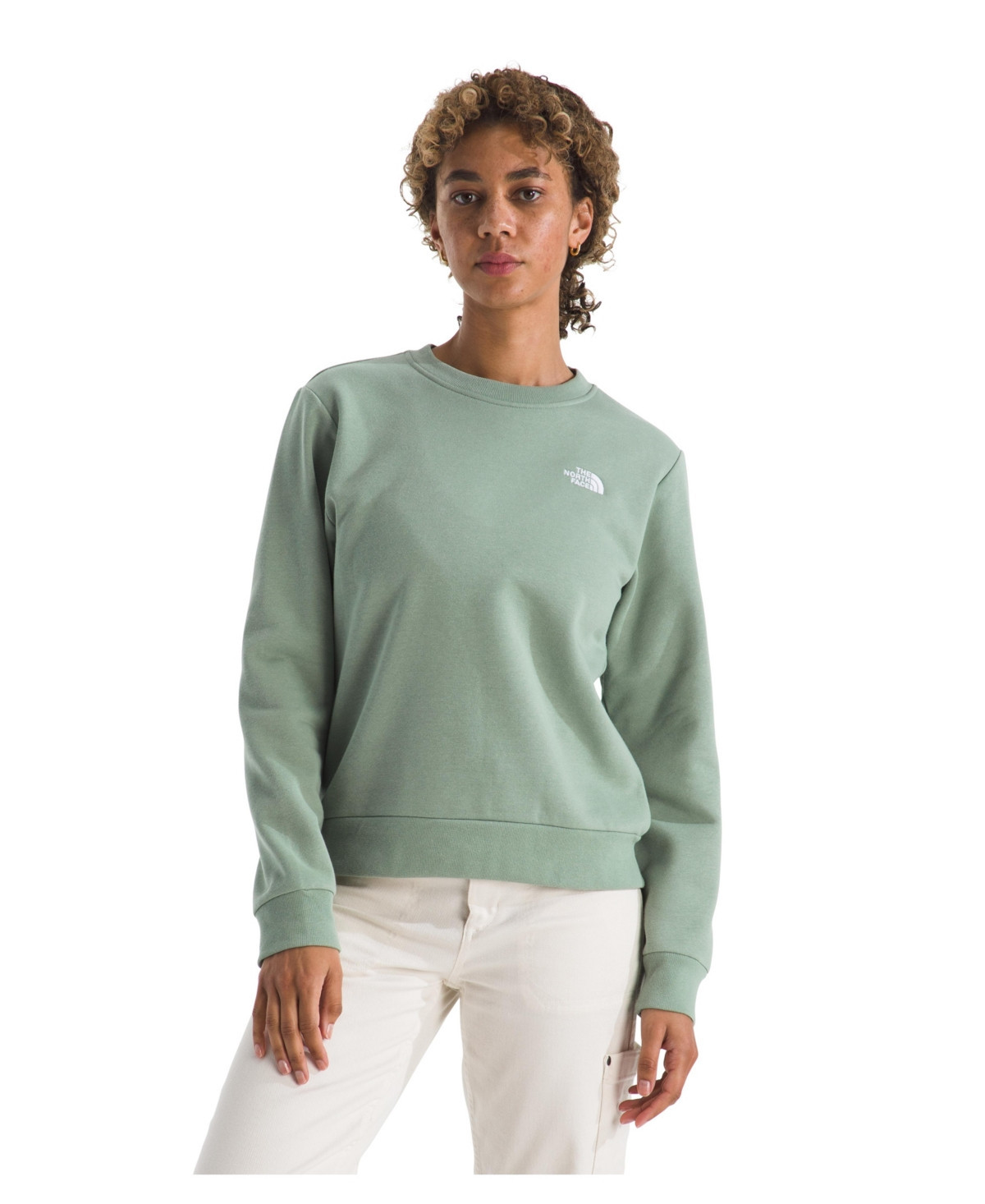 The North Face Women's Evolution Simple Dome Crewneck Sweatshirt - Slate Moss | Macy's