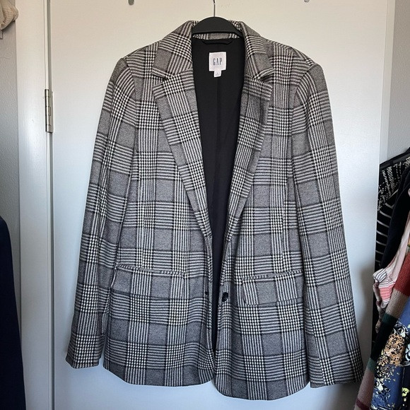 Gap Plaid Oversized Blazer | Poshmark