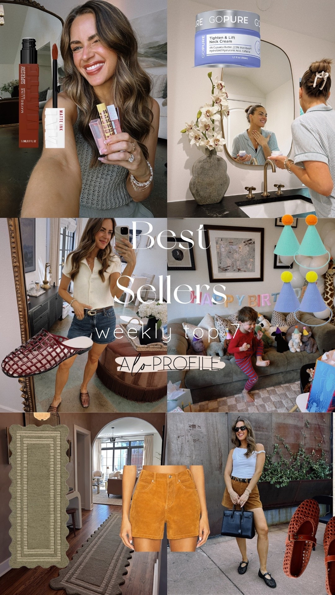 WEEKLY BESTSELLERS✨
1. Suede Shorts
2. Rug
3. Neck Cream (code: GOPURELTK)
4. Jelly Mules
5. Super stay Liquid Lipstick (shade: Renegade)
6. Mary Jane Flats
7. Stuffed Animal Party Hats
